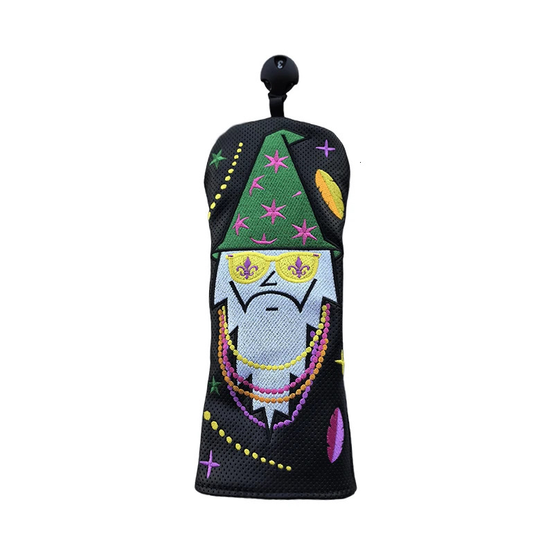 Christmas cat Golf Wood Cover Fashion cut Driver Fairway Hybrid Cover Waterproof Protector Set Soft Durable Golf headCovers 250226
