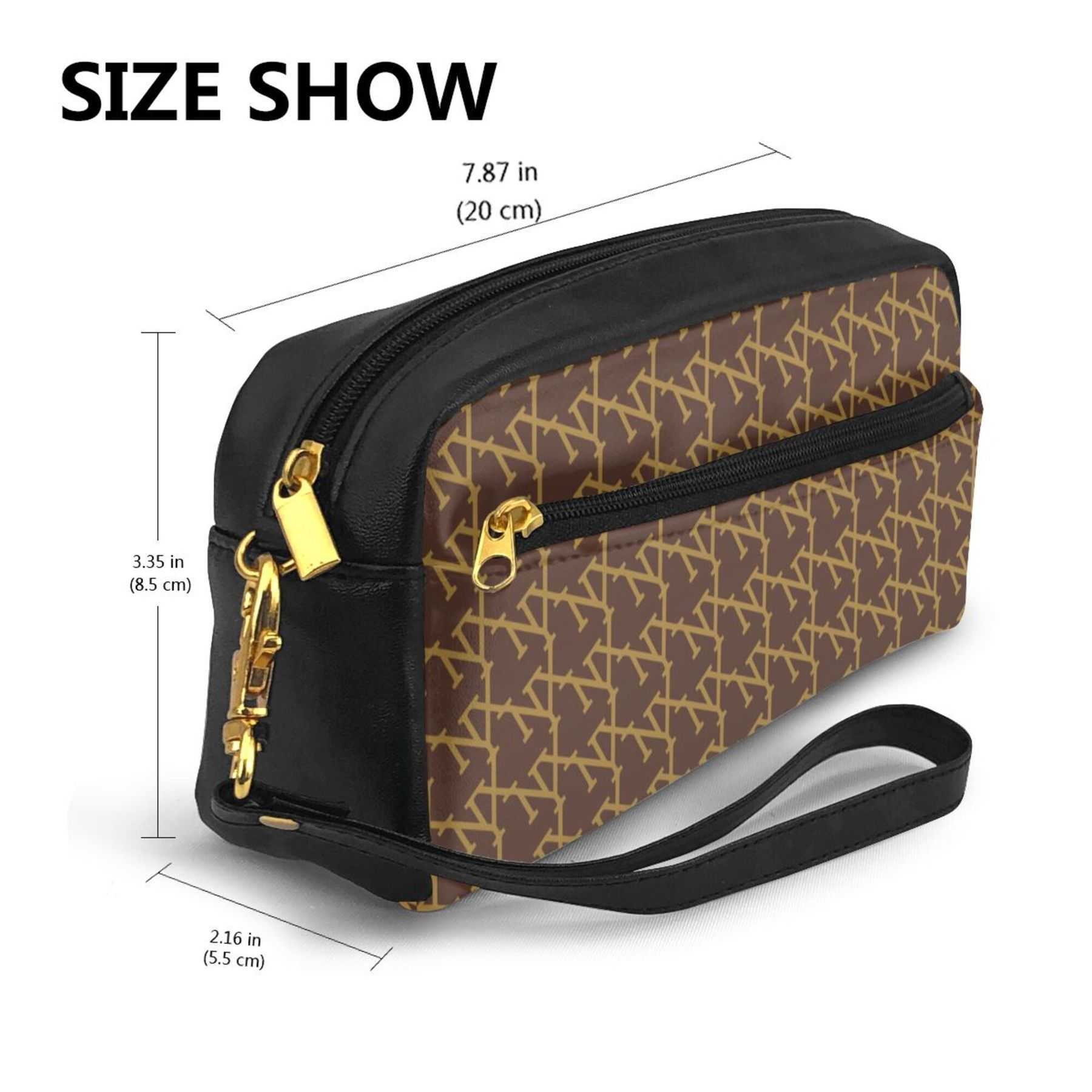 NXY Professional Cosmetic Brush Case Leather Make-up Storage Bag Portable Travel Make Up Bags Manicure Storage Organizer Bags Hip