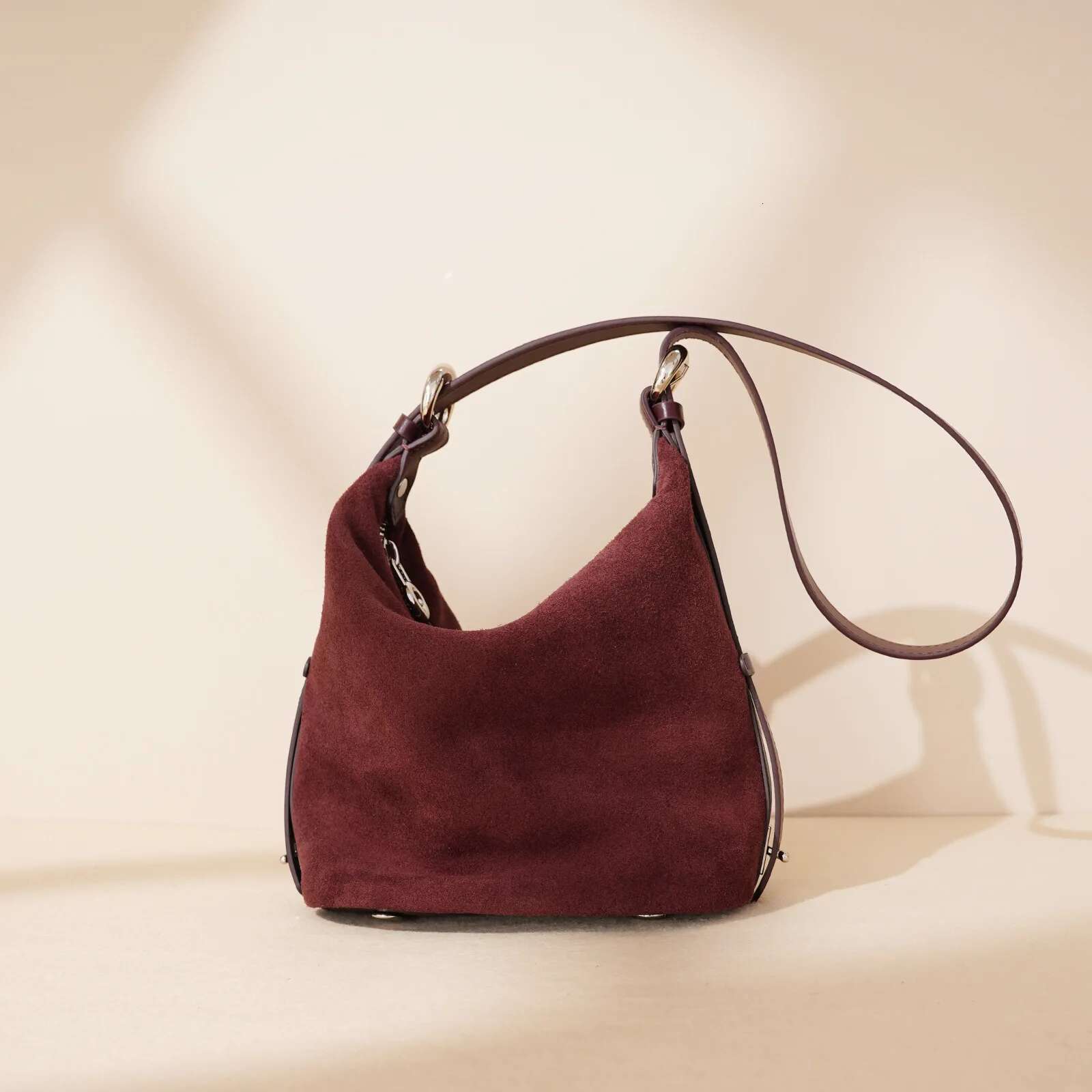 Shoulder Rectangular Bags High Quality Original Designer Women's Suede Leather Bag Genuine