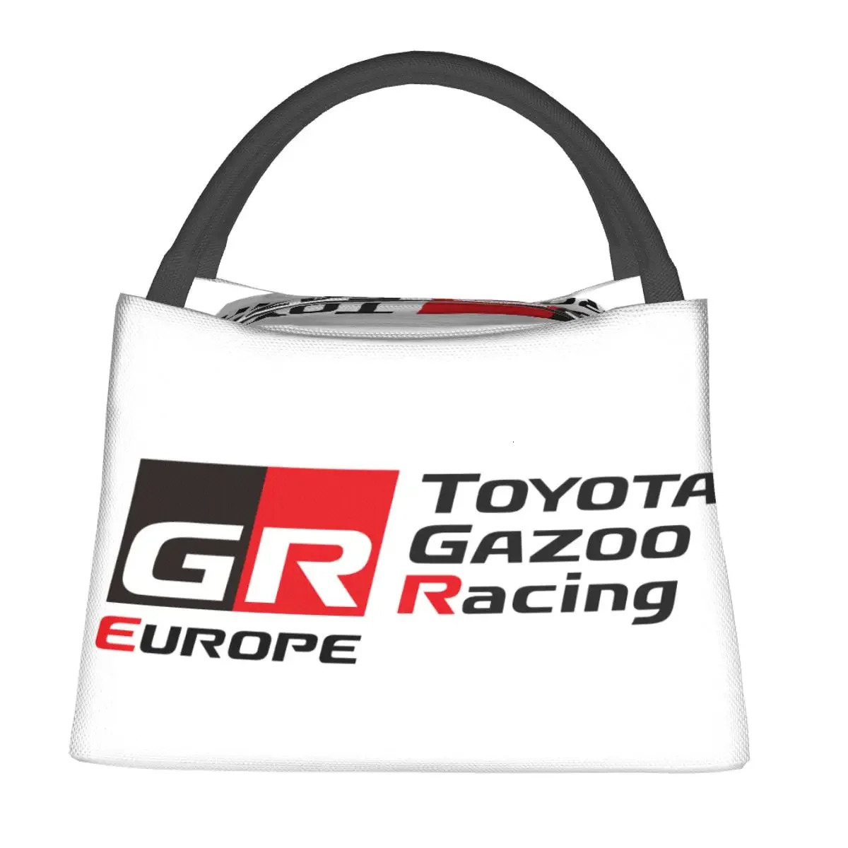 GR Gazoo Racing GR Sport Lunch Bags Insulated Bento Box Lunch Tote Picnic Bags Cooler Thermal Bag for Woman Children Work 250225