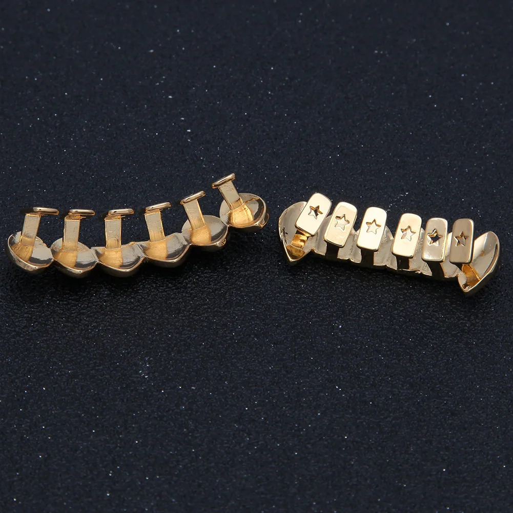 Mix Colorful Bling Teeth Top Bootom Dental Mouth Punk Teeth Caps Cosplay Party Tooth Rapper Hip Hop Jewelry TG012 250220