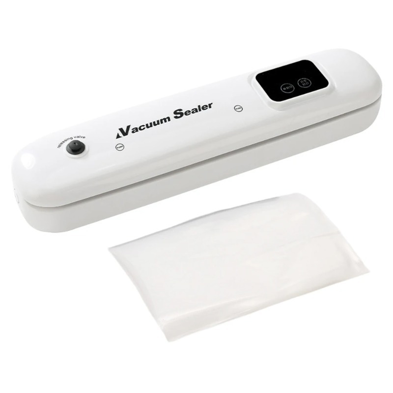 62kPa Vacuum Sealer Machine Dry & Moist Food Modes Vacuum Sealer with 100Pcs Seal Bags Food Saver
