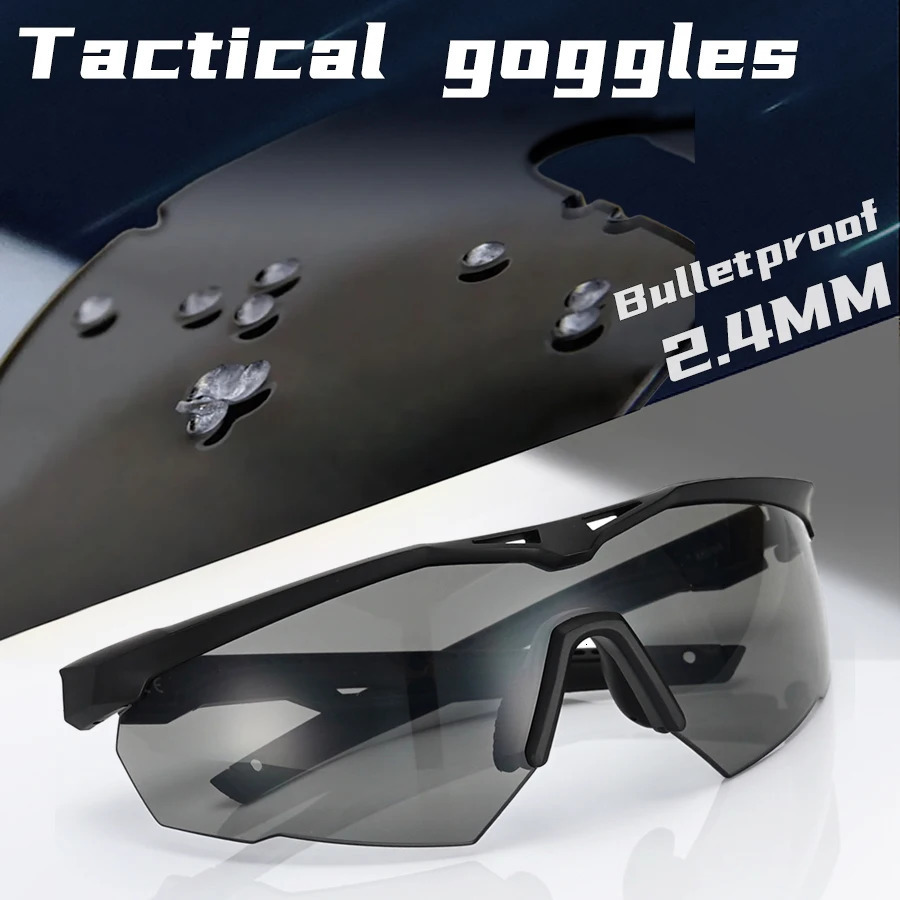 Tactical goggles set windproof and dustproof CS military shooting bulletproof sunglasses motorcycle mountain glasses 250222
