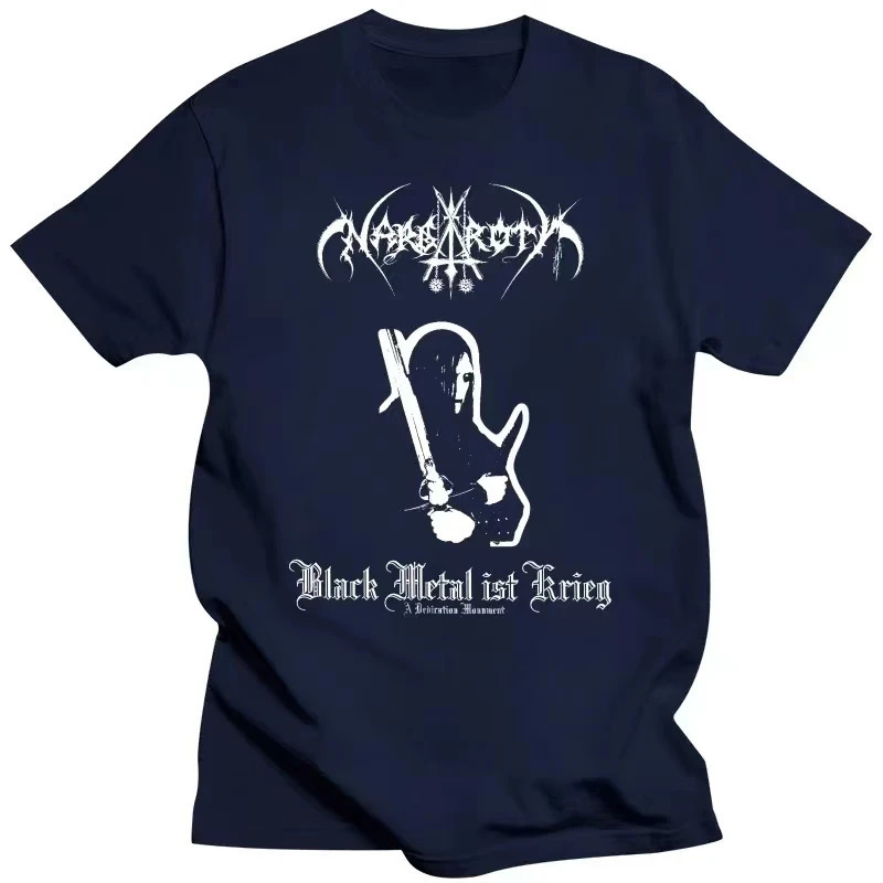 men clothing Nargaroth Band Black Metal Ist Krieg 2001 Album Cover T Shirt summer tops graphic t shirts oversized harajuku 250226