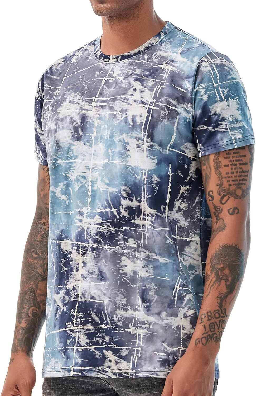 Mens T shirt Mens Hipster Hip Hop Short Sleeve Print T-Shirt Shirts Men tee Casual tops summer clothes Fashion
