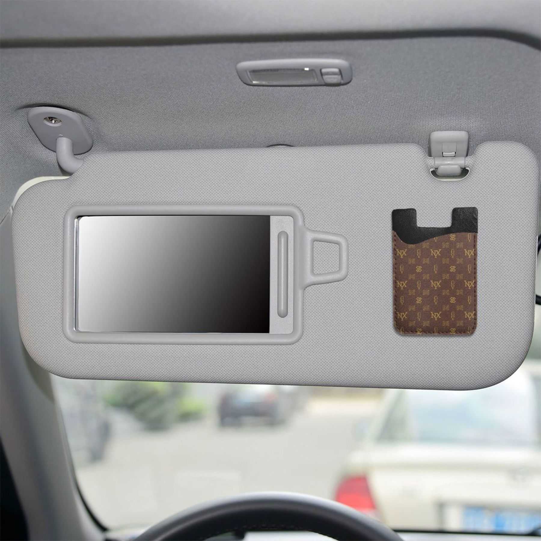 NXY Phone Back Slot Card Holder Wallet Case Strong Adhesive Leather Mobile Phone Card Package Phone Pouch Mobile Phone Accessories Hip