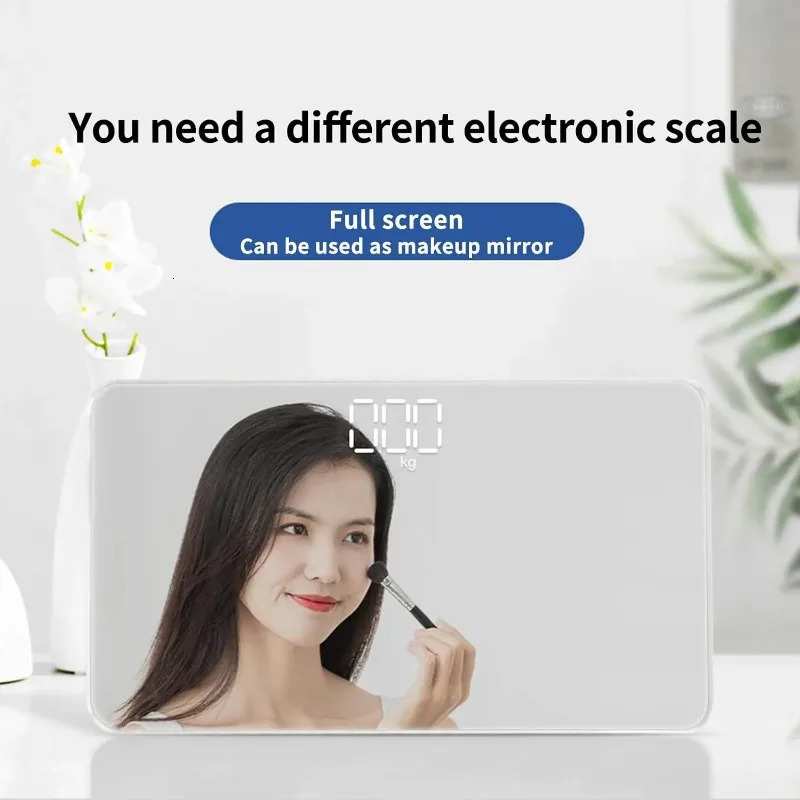 Travel Scale for Body Weight Venugopalan Small Portable Body Weight Scales Digital Bathroom Mirror Scale Mini Electronic Scale 250226