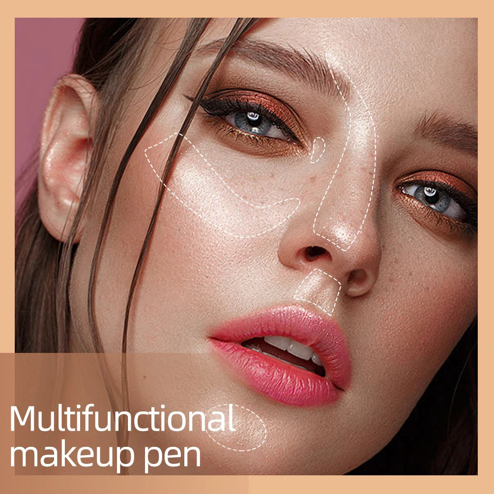 QI Liquid Highlight with soft cushion stickers makeup natural bronze moisturizing cream shimmer 250219