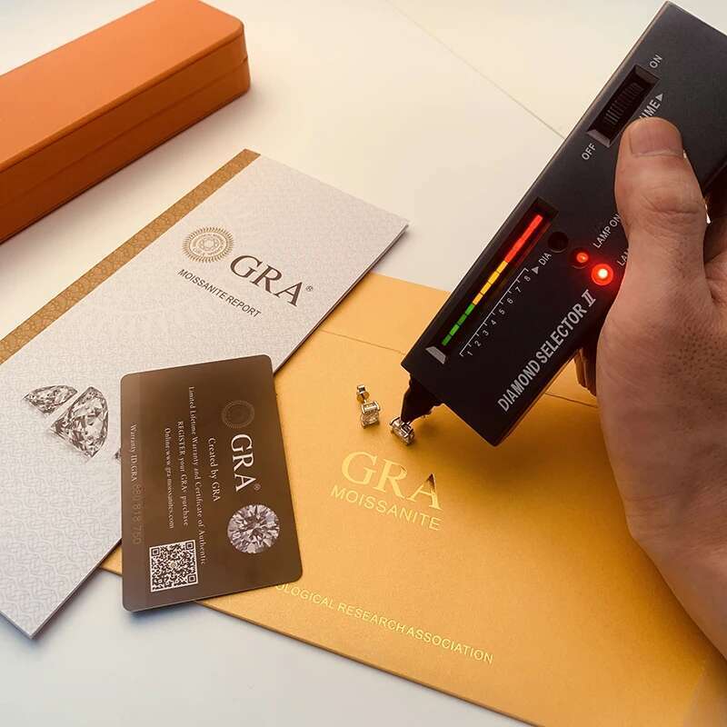 ALIZERO 2 Carat D Color Moissanite Stud Earrings For Women Top Quality 100% S Sterg Sier Sparkg Wedding Fine Jewelry