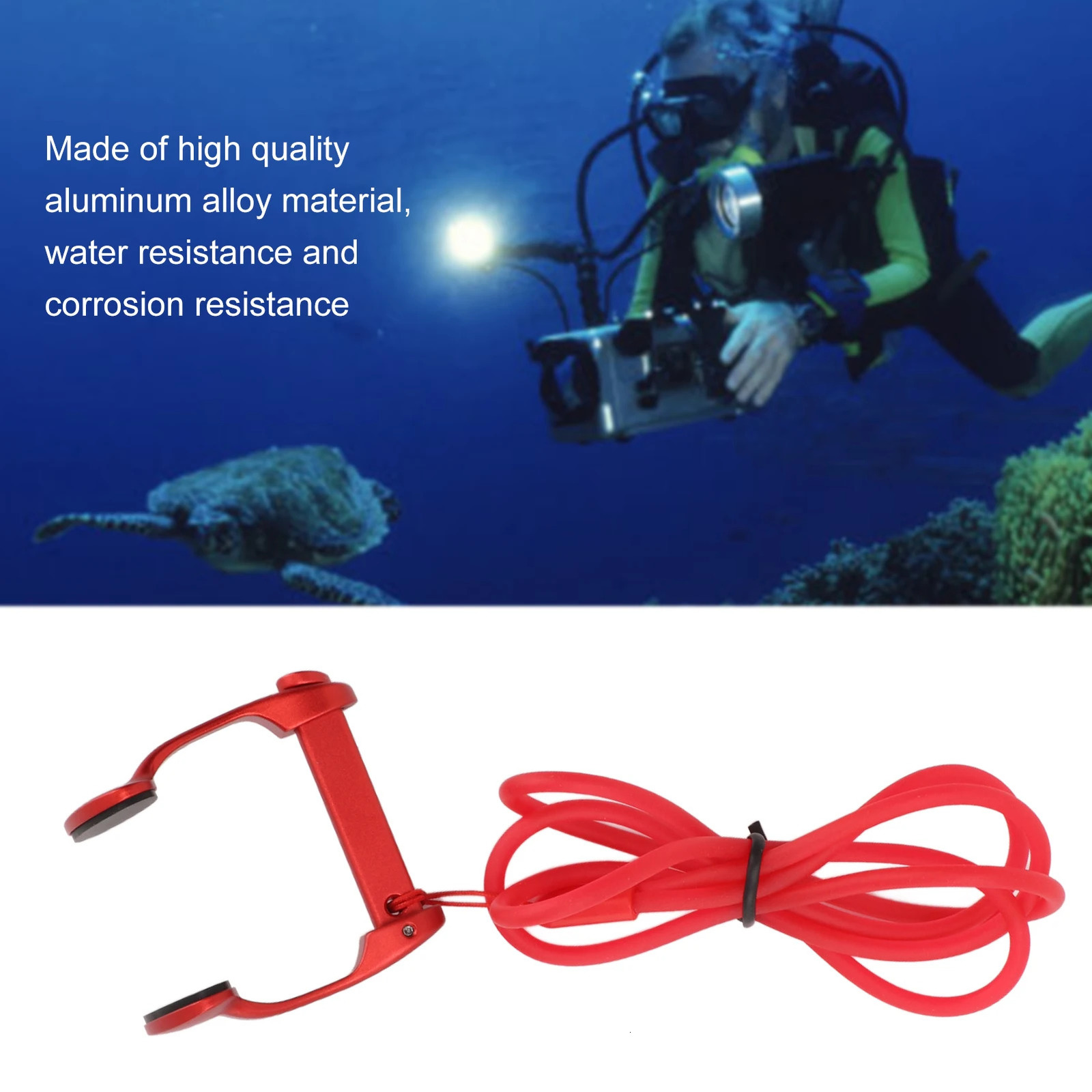 Nose Clip Aluminum Alloy Anti Skid with Silicone Pad for Swimming Pography Video Recording Diving Nose Clip Swim Nose Clip 250226
