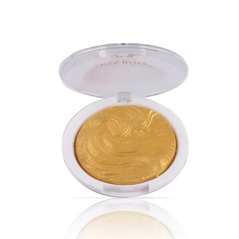 Miss Rose Makeup Baked Marble Pearl White Silver Gold High Glighter Highlighting Brightening Powder Highlighters Gloss MakeUp 250219