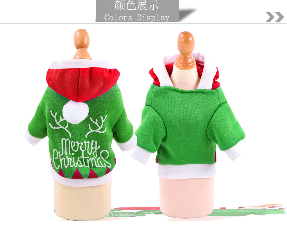 Christmas - Themed Pet Attire: New Green Holiday - Counting Outfits for Fall and Winter! Ideal Two - legged Clothes for Medium - sized Dogs,