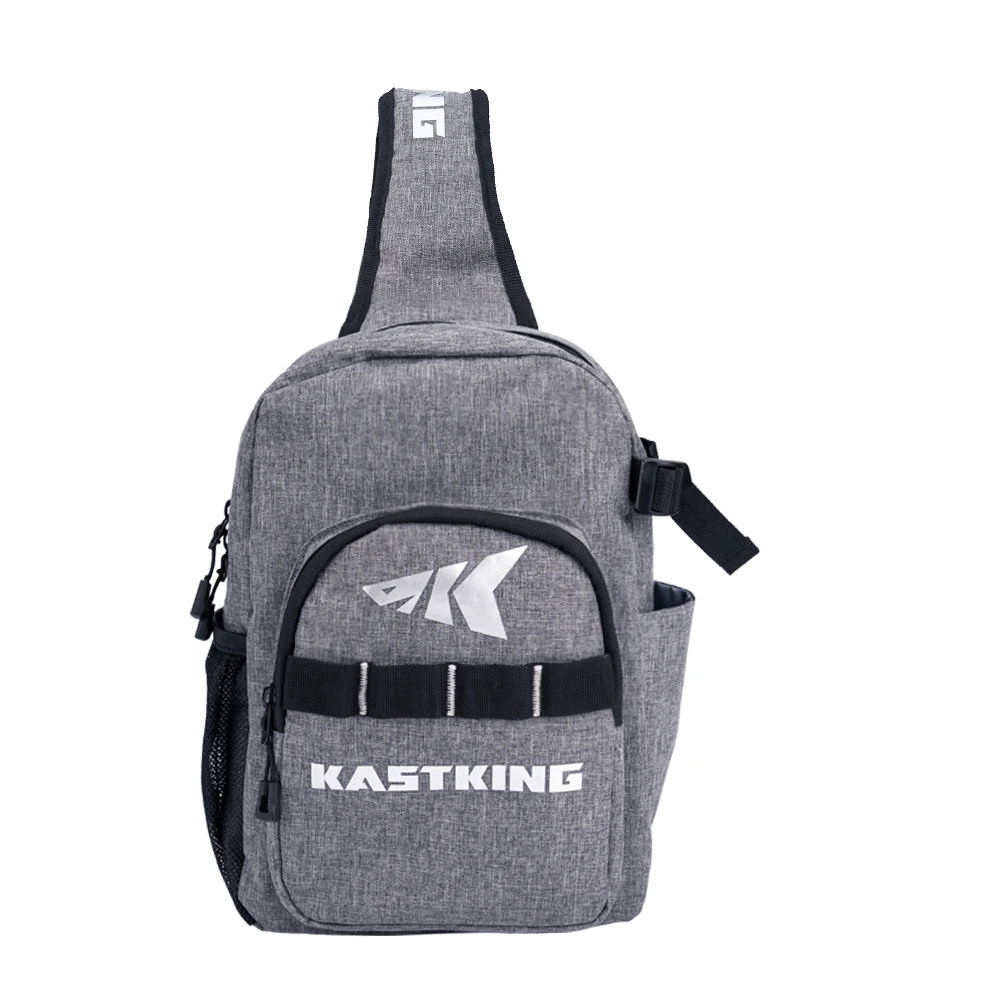 KastKing Bait Boss Fishing Sling Tackle Bag Fishing Shoulder Backpack with Rod Holder Cross Body Sling Bag 250226
