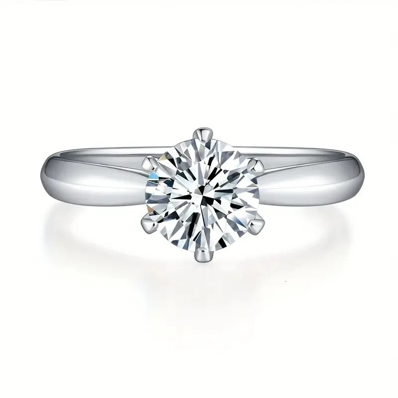 1Carats Ring 925 Sterling Silver For Man and Women Suitable For Daily Wear and Gift For Engagement Wedding Ring 250220