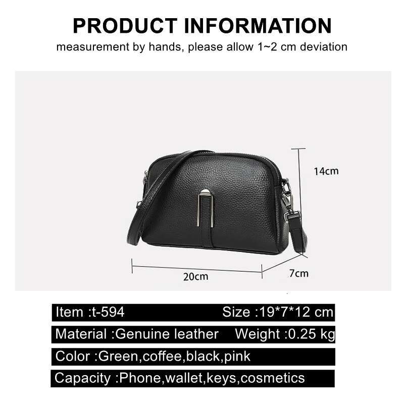 New Leather Women's Fashionable Shoulder Bag Rectangular Small Diagonal Shoulder Bag Designer Handbag Multifunctional Women's Crossbody Bag