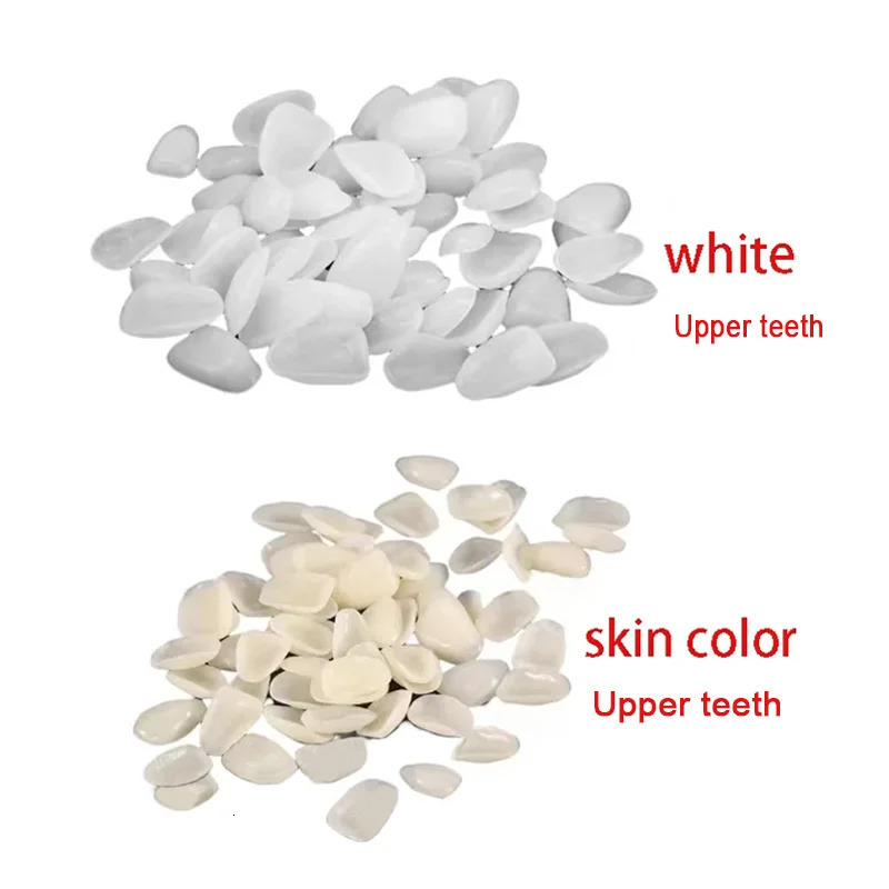 500 PCS Teeth Veneers Resin Temporary Crown Ultra Thin Repair Whitening Sets Dentist False Tooth Oral Care Cleaning Materials 250226