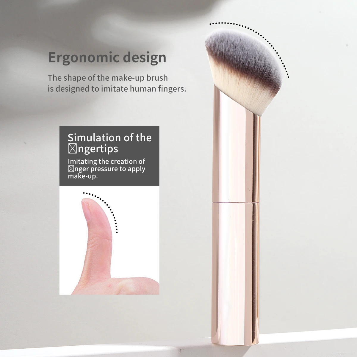 MAANGE 7PCS Makeup Brush Set Dual-ended Foundation Concealer Blush Brush for Blending Liquid Cream Powder Beauty Tools Travel 250224