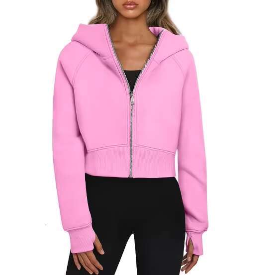 Liu Ming Custom Brand 2024 Fall Winter Fashion Women Clothing Casual Long Sleeve Zip Up Hoodie Coat Sweatshirts