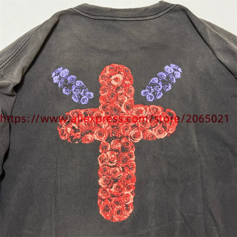Long Sleeved T Shirt Men Women High Quality T-shirt Nice Washed Digital Printing Tops Tee 250226