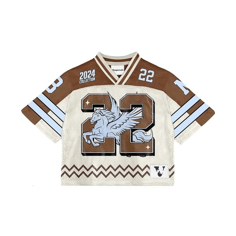 American Street Y2K Harajuku Trendy Hip-hop Baseball Sports Short-sleeved Men Summer Loose T-shirt Digital Printing Couple Wear 250225