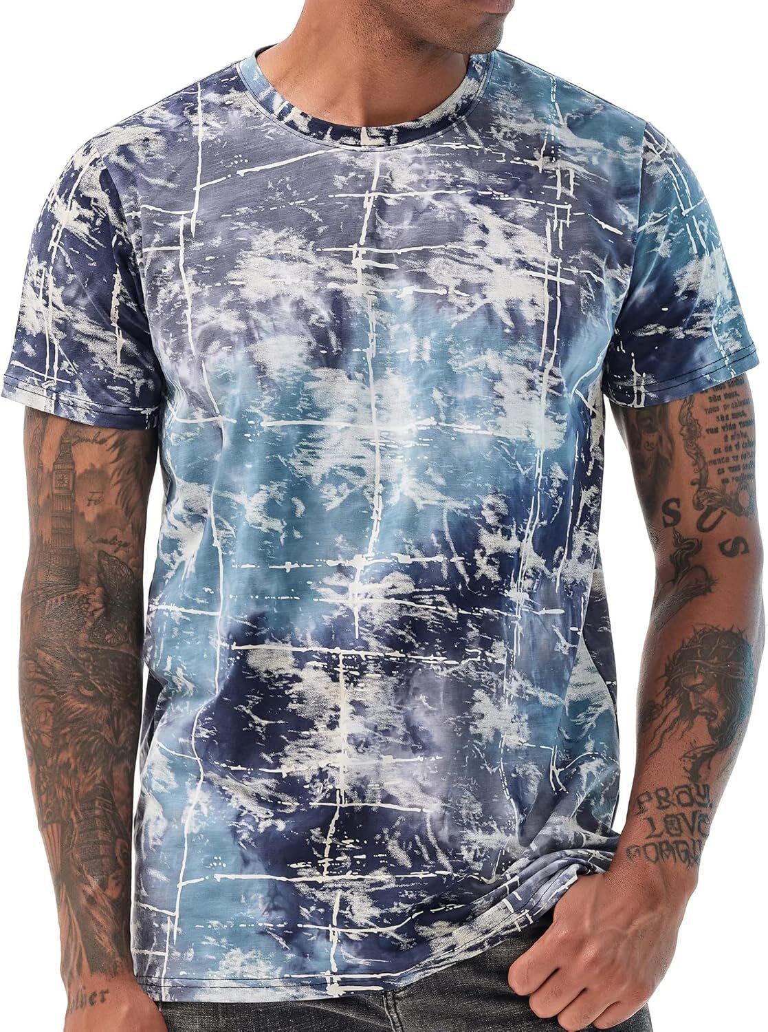 Mens T shirt Mens Hipster Hip Hop Short Sleeve Print T-Shirt Shirts Men tee Casual tops summer clothes Fashion