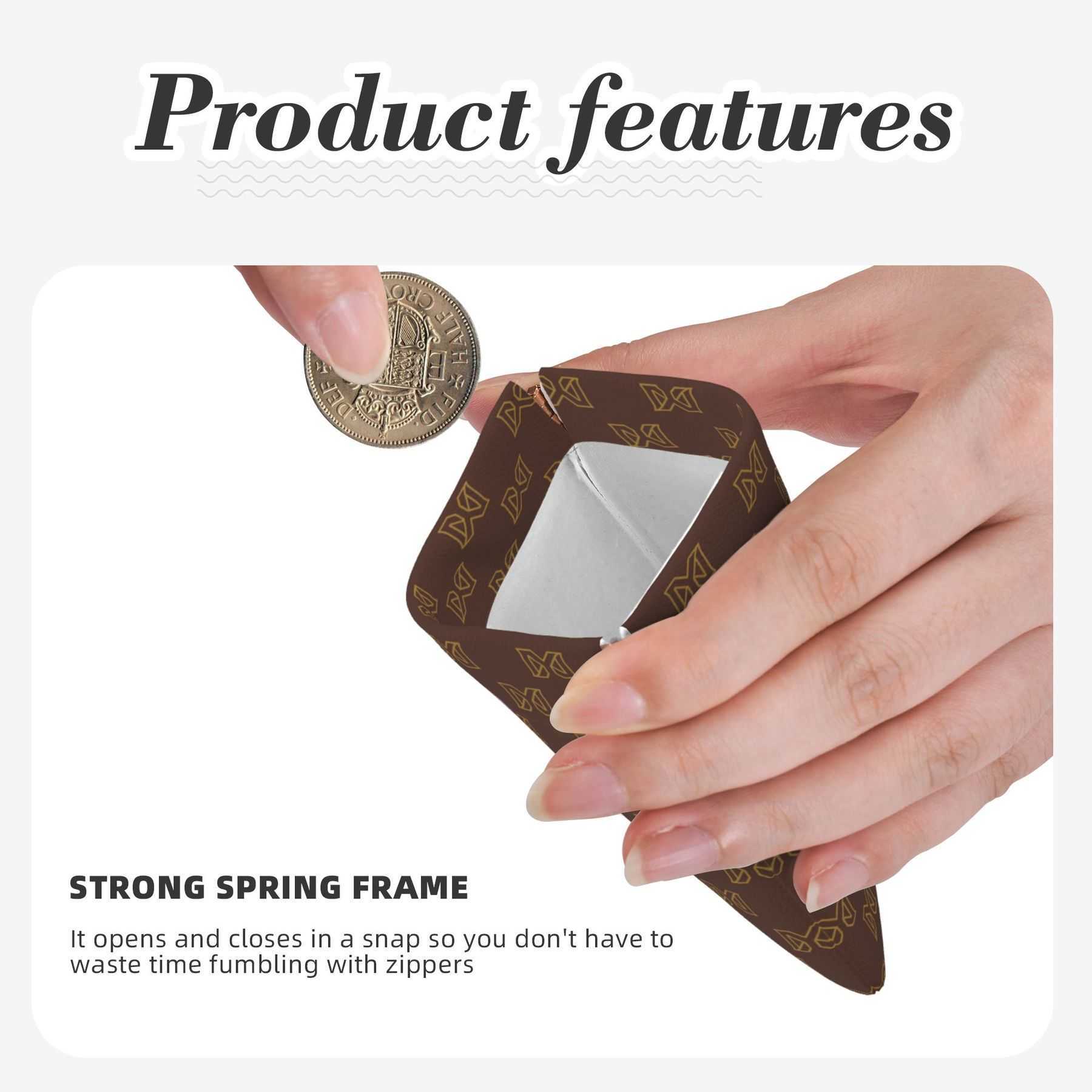 NXY Leather Coin Purse For Men Women Female Vintage Small Mini Money Bag Coin Storage Bag Change Pouch Holder Fashionable Clutch Bag Hip