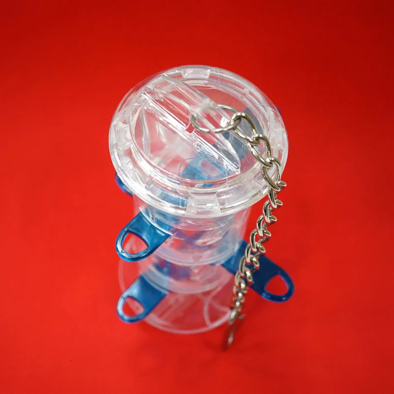 CAITEC Parrot Toys Push and Pull Interactive Treat Holder Bite Resistant Foraging Bird Toy for Medium to Large Size Parrots 250226