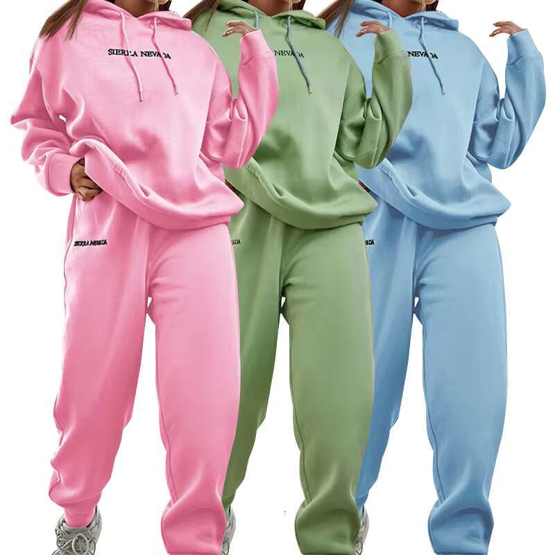 Custom High Quality Hoodie And Jogger Set Tracksuit Woman Sweatsuits Gym Fiess Sets