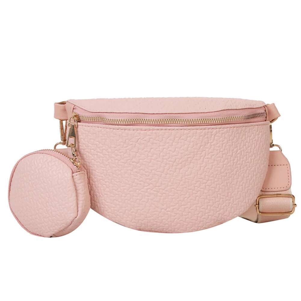 Summer Fashion New Women's Shoulder Bag Solid Color Designer Crossbody Bag Multifunctional Casual Belt Small Coin Wallet Wide Shoulder Strap Hand