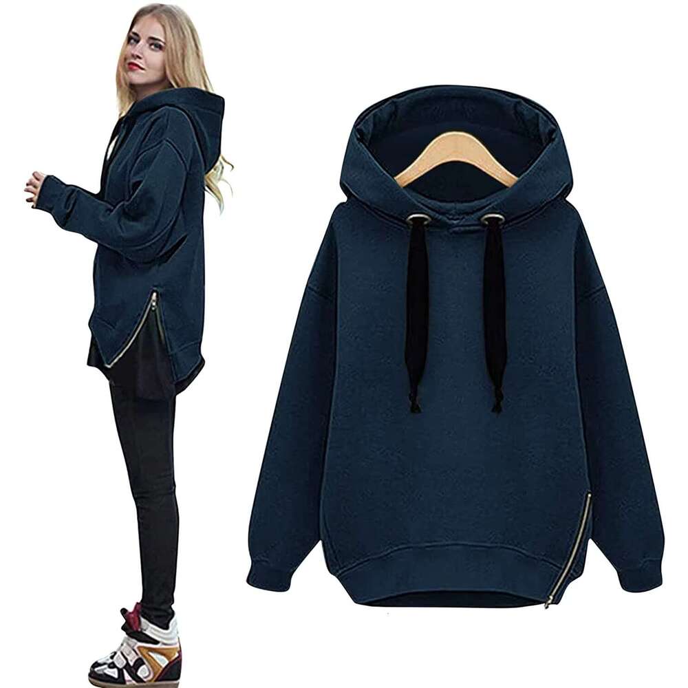 Top Classic Ladies Athletic Pullover Cotton Sweatshirt Loose Many Colors Crop Zip Up Hoodie For Women Best Price