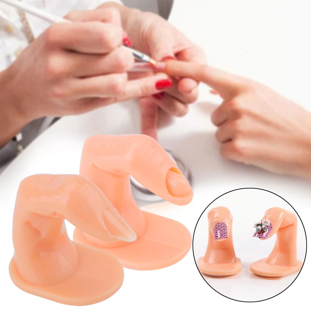 510Pcs Practice Finger Manicure Beginners Training Acrylic UV Gel Hand n False Nail Tips Model DIY Display Tools 250217
