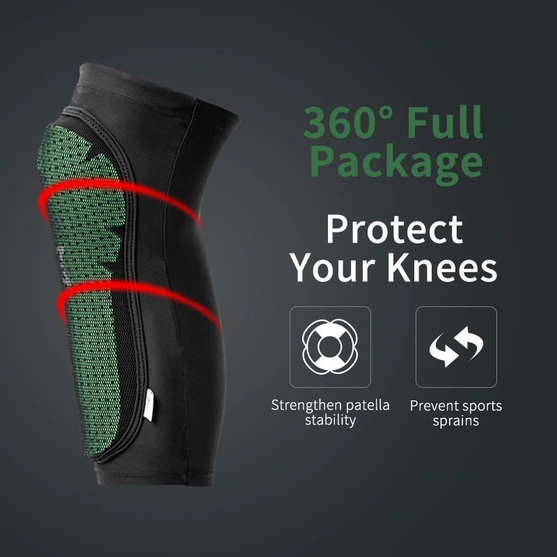 ROCKBROS Knee Protector MTB Road Bike Protective Equipment Outdoor Sports Leg Heater Extended Breathable Skateboard Accessories 250225