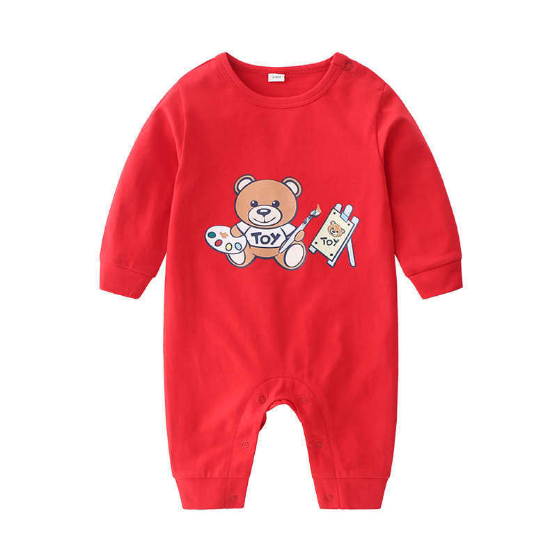 Rompers Designer Kid Clothing 100% Cotton Baby Rompers Newborn Romper Sets New Born Jumpsuits Brand Kids Jumpsuit Girls Boys Clothes Babies BodysuitY2