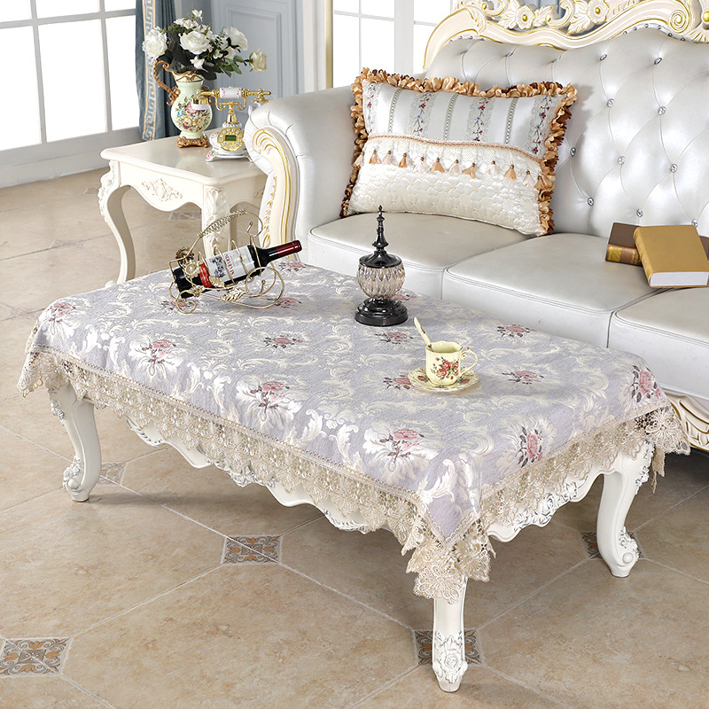Jacquard High-end Household Tablecloth Dining Table Coffee Table Cover Tablecloth