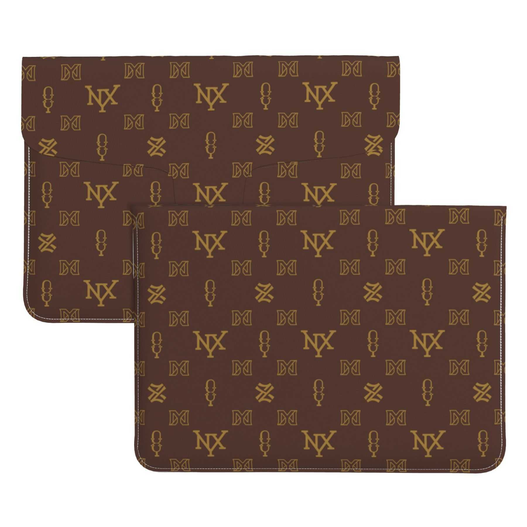 NXY High Quality Leather Laptop Sleeve Simplicity And Ultra-thin Laptop Bag Case Sleeve For Notebook Business Computer Bag Envelope Organizer Bag Hip