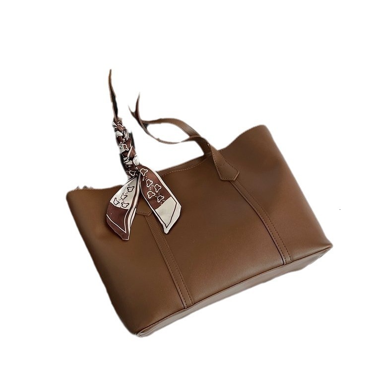 New Fashionable Multi Functional Commuter Single Shoulder Fashionable Simple Handbag College Student Class Bag High End Women's Bag