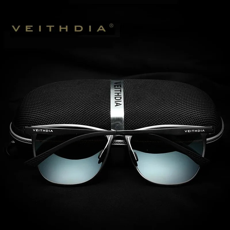 VEITHDIA Retro Aluminum Magnesium Mens Sunglasses Polarized Lens Vintage Eyewear Accessories Sun Glasses For Male V6623 250221