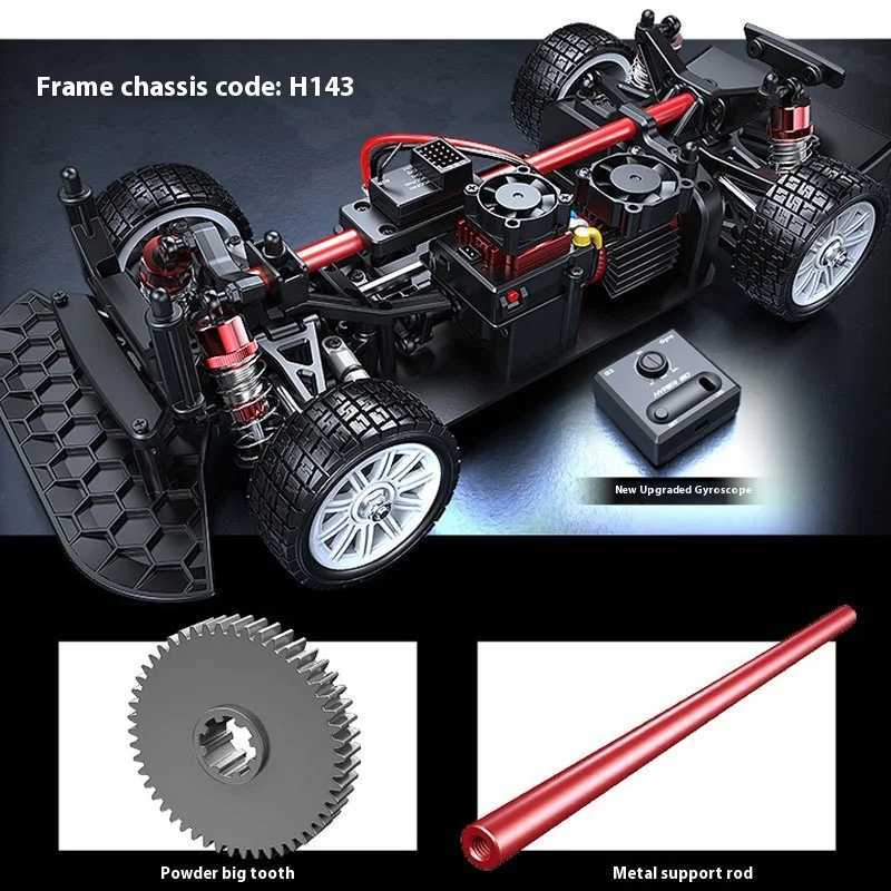 Electric/RC Car Mjx 14303 1/14 Brushless 14303 Hyper Go Remote Control Vehicle C3 Wrc High-speed Electric Off-road Vehicle Rc cars toy z250226