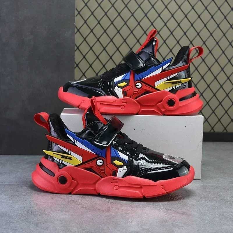 Athletic Outdoor Children Tennis s Boys Casual Shoes Fashion Breathable Mesh Sneakers 5-10y Lightweight Sole Schoole Flats YellowBlueRed S25226