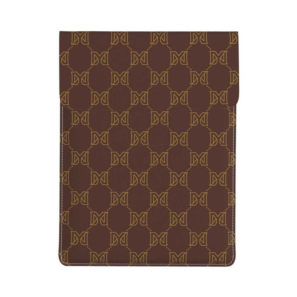 NXY Leather Laptop Sleeve Slim Tablet Case Cover Bag for Notebook Solid Color Tablet Storage Bag Hip