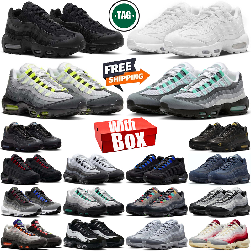 Free Shipping With Box Designer 95 95s sneakers Running Shoes trainers for mens womens chaussure black Outdoor men women Sports runners