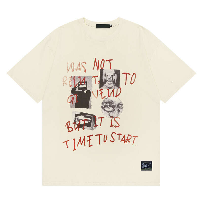 YPRS Men's Design Sense China-Chic Brand Oversize American Street Small Couple Inst T-shirt