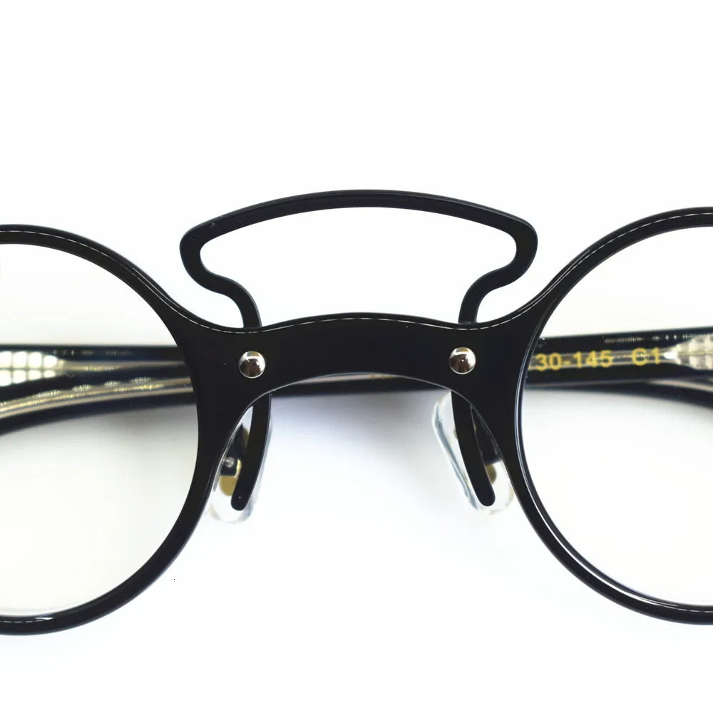 High Quality Small Hand Made Acetate Creative Glasses for Men Women Eyeglasses with Round Circle Frame