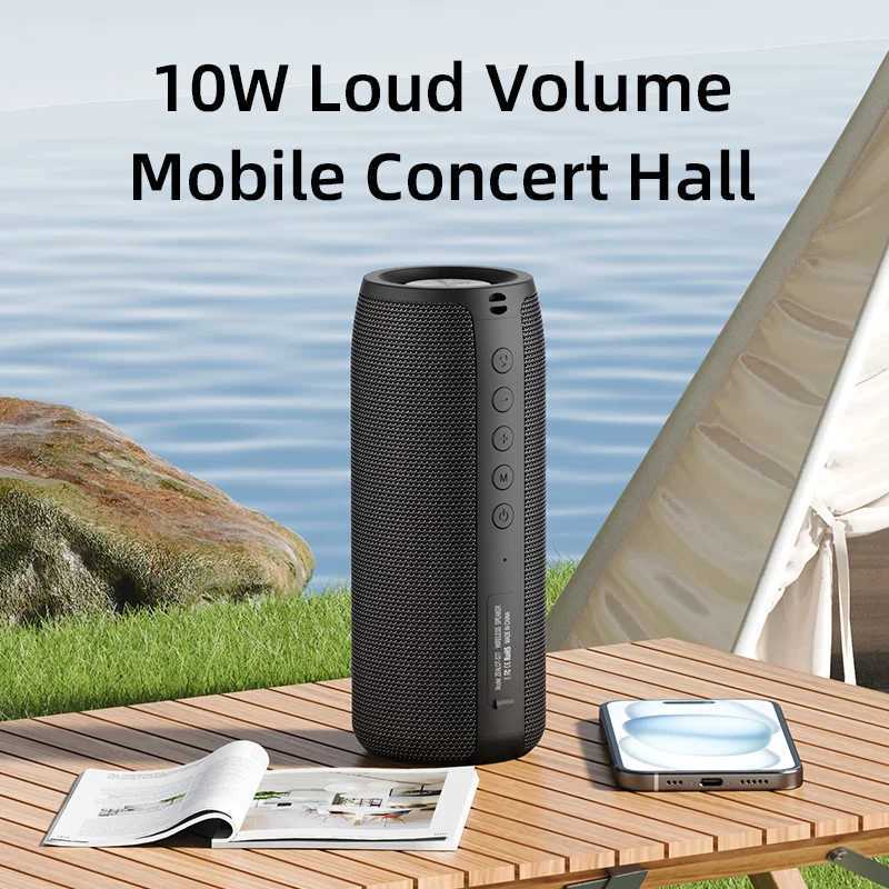 ZEALOT S51 Powerf Speaker Low Bass Wireless Speaker Ultra Low Bass Waterproof Speaker Port TF TWS USB Flash Drive Y250226