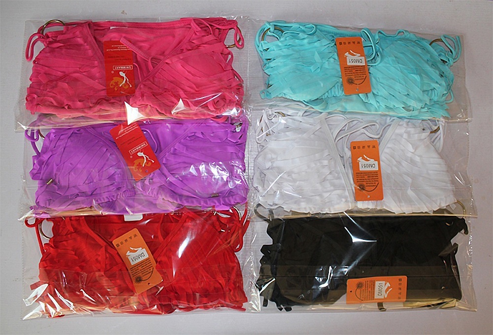 sexy Swimwear fringe bikini high-end nylon with bead and loop BIKINI designer swimsuit