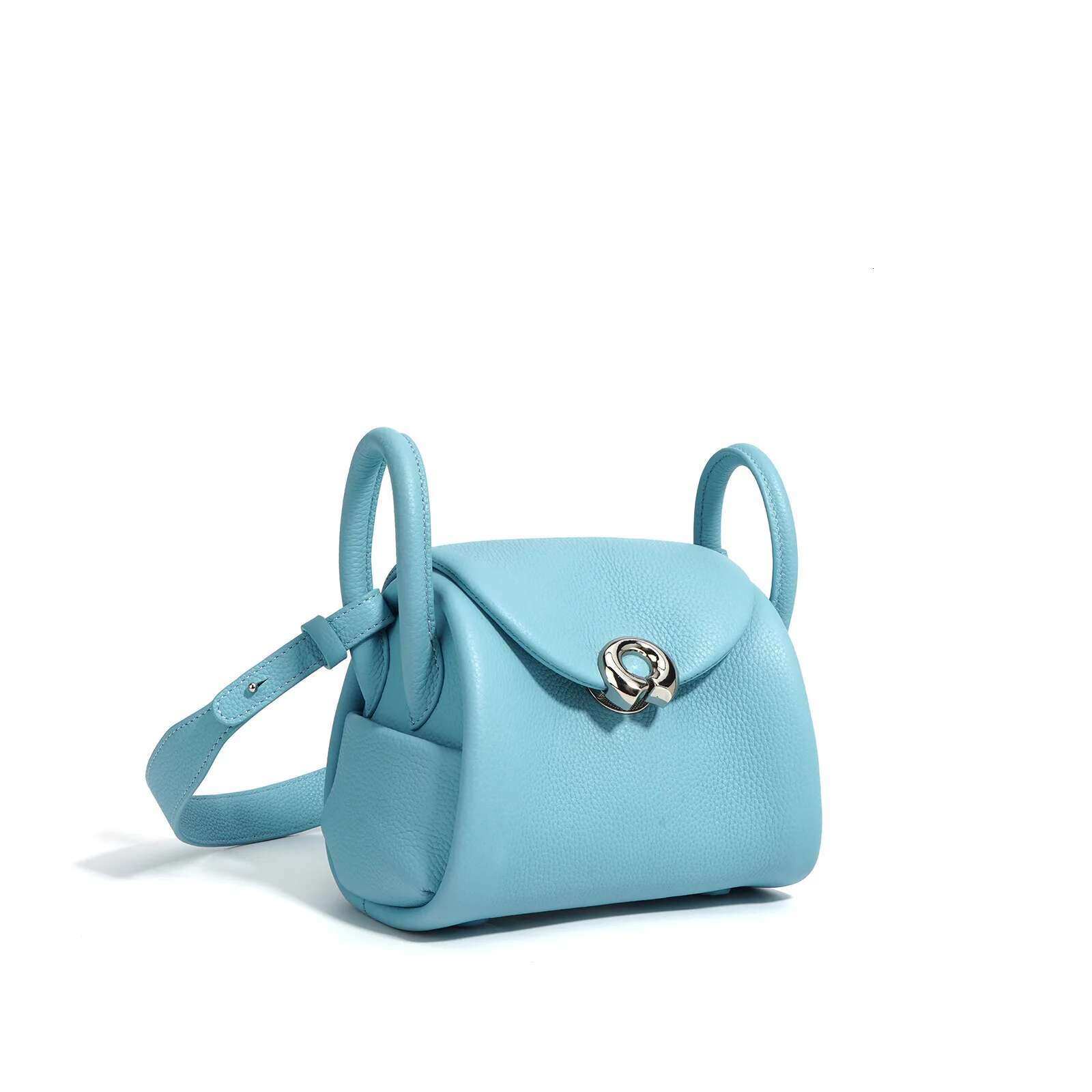 Customizable Real Leather Handbags Hot New Medicine First Layer Cowhide One Shoulder Handbag Female Totes Bags For Women