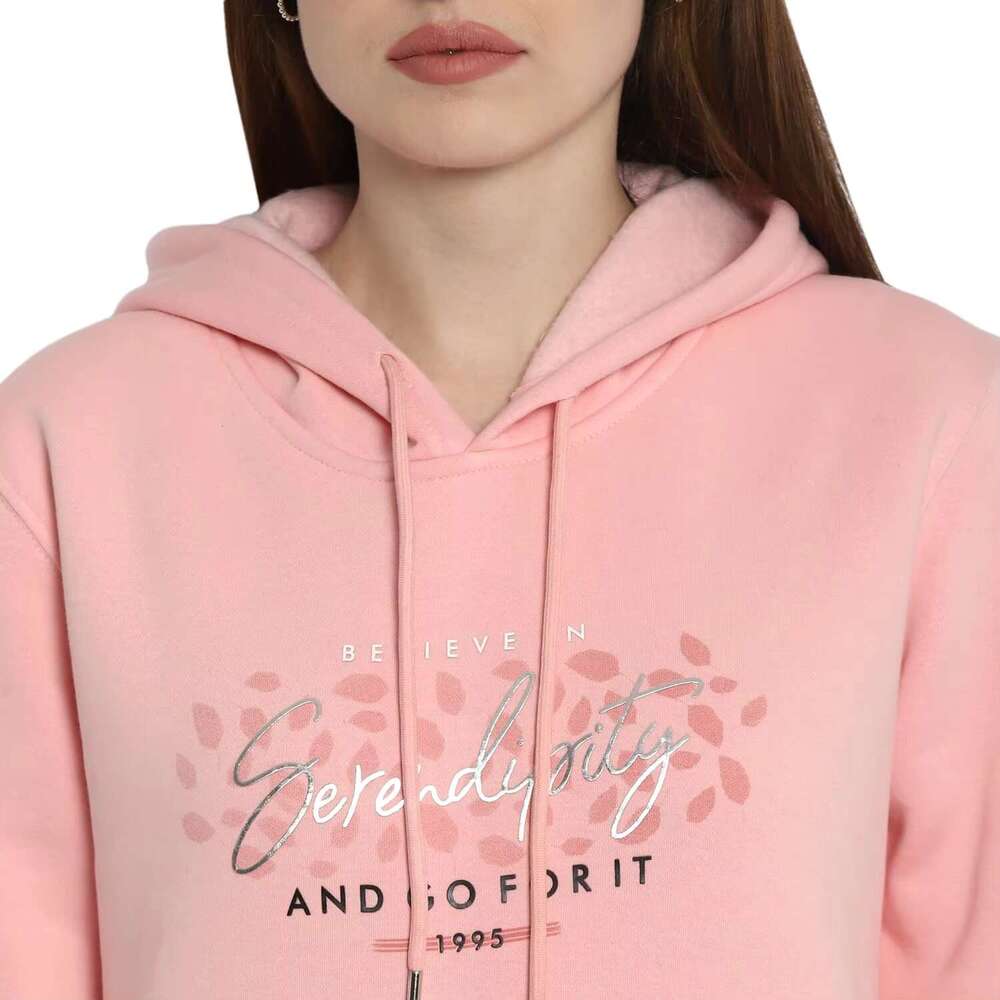 Stylish Wholesale Best Quality Hooded For Women Custom Design Printed Solid Color Full Sleeve Casual Women's Hoodies