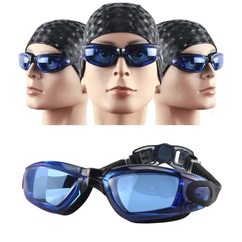 Women Men Swimming Goggles Myopia Professional Diving Glasses Anti Fog Diopter Clear Lens Pool Eyewear 250226