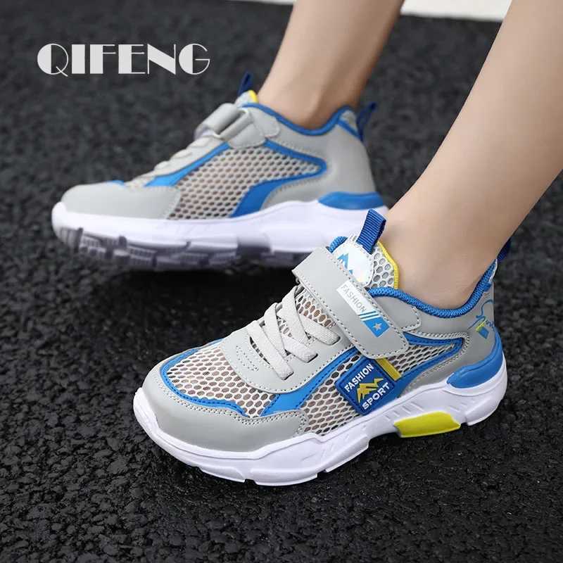 Athletic Outdoor Childrens casual shoes boys Light Student Summer 5 8 9 10 12 13 Years Old Sport Mesh Footwear Fashion Chunky Sneakers Tenis S25226