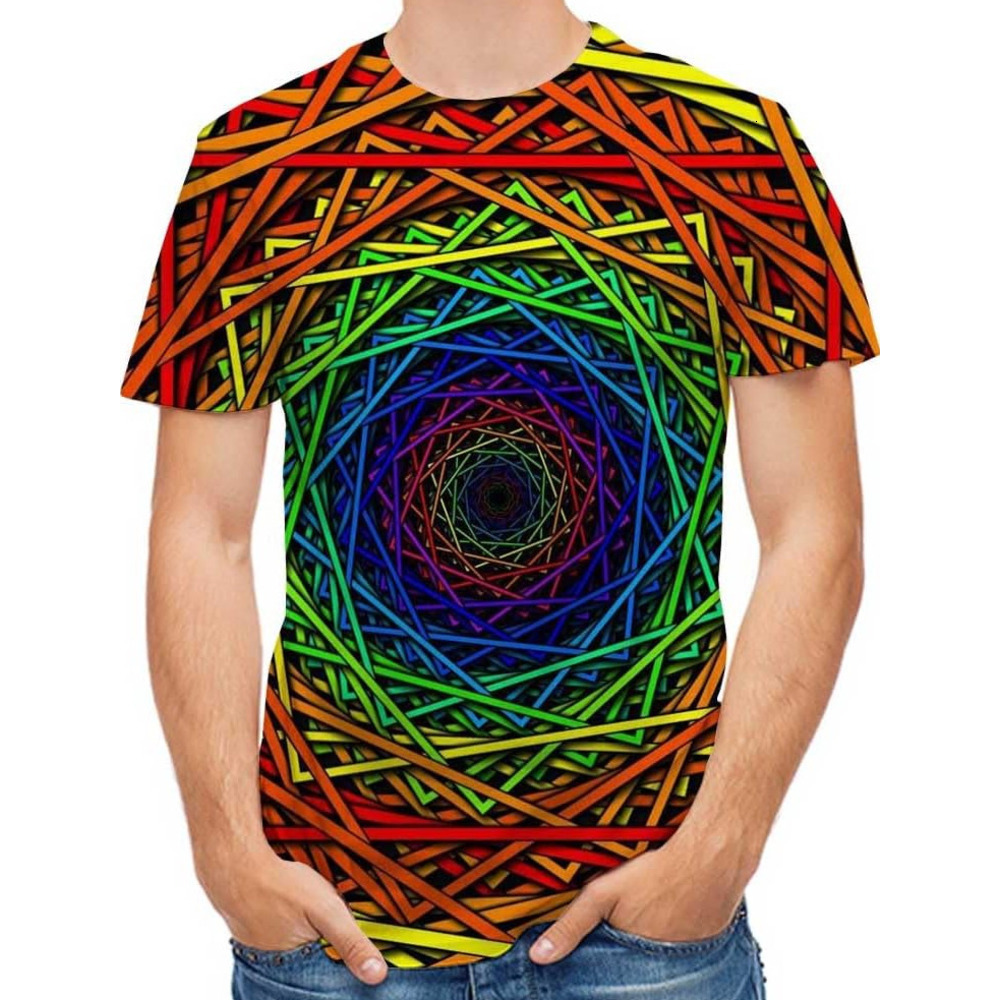 Mens T shirt Men's Tees-Soft Fitted Cool Design Graphic T Shirt tee Casual tops summer clothes cool Simple pattern